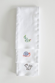 Boy Ingredients Burp Cloth Set